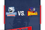Eisbären empfangen Baden Rhinos